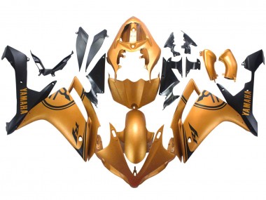 Wholesale 2007-2008 Yamaha YZF 1000 R1 Motorcycle Fairings - Gold Black Canada