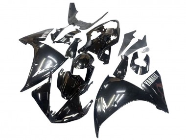 Wholesale 2009-2011 Yamaha YZF 1000 R1 Motorcycle Fairings - Glossy Black White Decal Canada