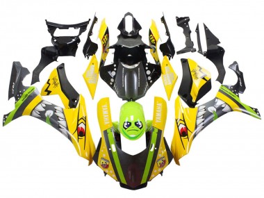 Wholesale 2015-2019 Yamaha YZF 1000 R1 Motorcycle Fairings - Yellow Green Shark Canada