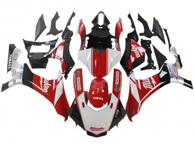 Wholesale 2015-2019 Yamaha YZF 1000 R1 Motorcycle Fairing - White Red Black Milwaukee Canada