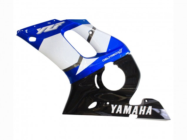 1998-2002 Yamaha YZF 600 R6 Motorcycle Fairings - White Blue Glossy Black Canada