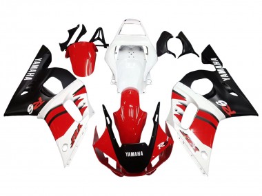 Wholesale 1998-2002 Yamaha YZF 600 R6 Motorcycle Fairings - White Red Glossy Black Canada