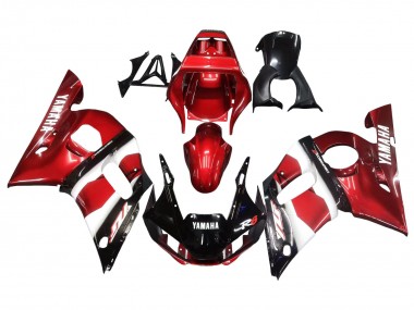 Wholesale 1998-2002 Yamaha YZF 600 R6 Motorcycle Fairings - Red White Glossy Black Canada