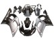 1998-2002 Yamaha YZF 600 R6 Motorcycle Fairings - Silver Glossy Black Canada