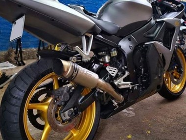 Wholesale 2006-2009 Yamaha YZF R6S Motorcycle Fairings - Matte Grey Matte Black Gold Decals Canada