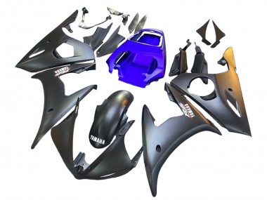 Wholesale 2006-2009 Yamaha YZF R6S Motorcycle Fairings - Blue Matte Black Canada