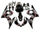 2006-2009 Yamaha YZF R6S Motorcycle Fairings - Glossy Black Red White Lucky Strike Motul Canada