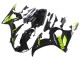 2006-2009 Yamaha YZF R6S Motorcycle Fairings - Glossy Black Neon Yellow Canada