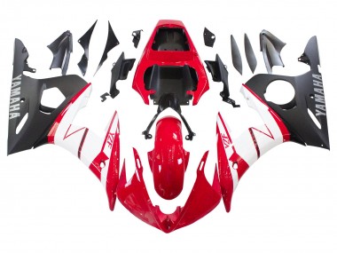 Wholesale 2006-2009 Yamaha YZF R6S Motorcycle Fairings - Red White Matte Black Canada