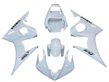 Wholesale 2006-2009 Yamaha YZF R6S Motorcycle Fairings - White Black Decals Canada