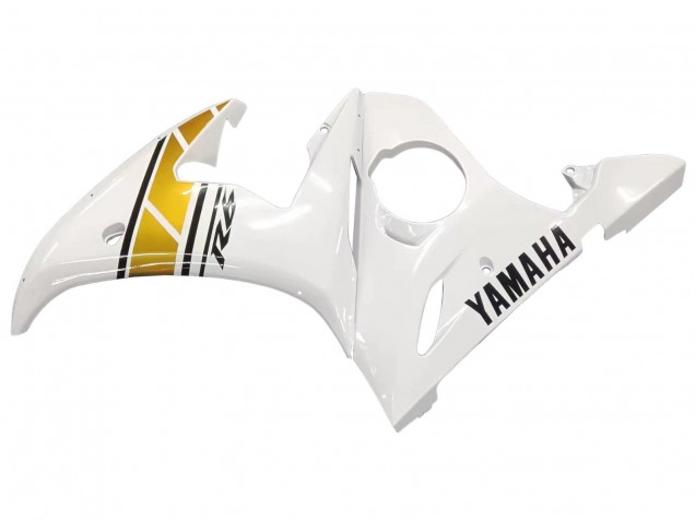 2003-2004 Yamaha YZF R6 Motorcycle Fairings - White Gold Canada