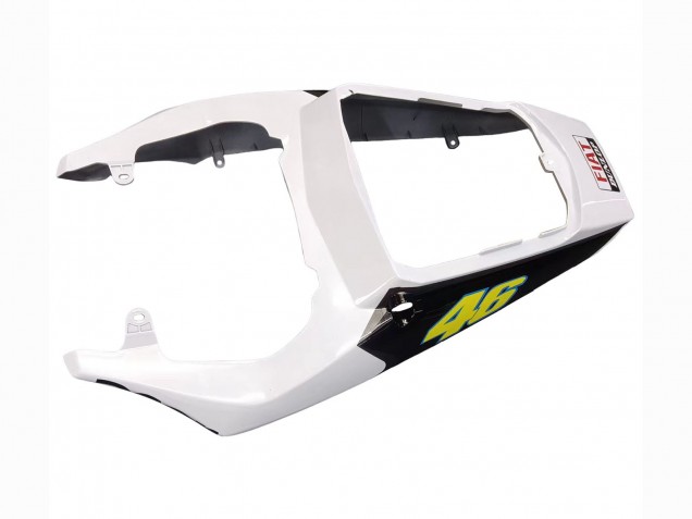 2005 Yamaha YZF 600 R6 Motorcycle Fairings - White Blue Dunlop Fiat Motul Canada