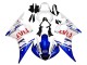 2005 Yamaha YZF 600 R6 Motorcycle Fairings - White Blue Dunlop Fiat Motul Canada