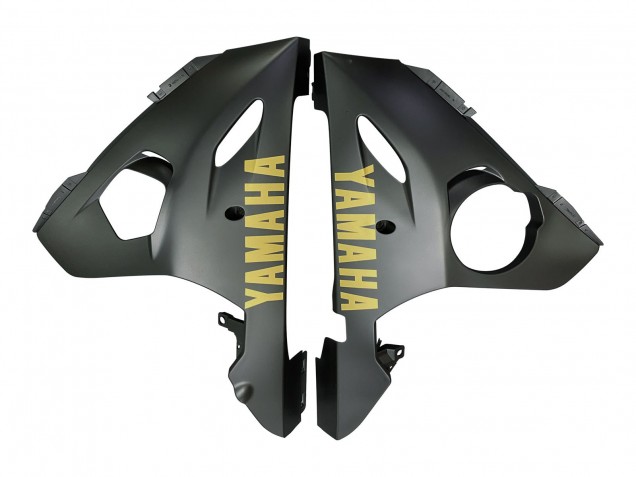 2005 Yamaha YZF 600 R6 Motorcycle Fairings - Grey Matte Black Gold Canada