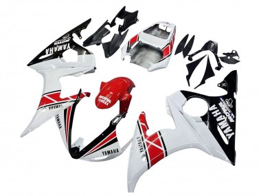Wholesale 2005 Yamaha YZF 600 R6 Motorcycle Fairings - White Black Red Motul Canada