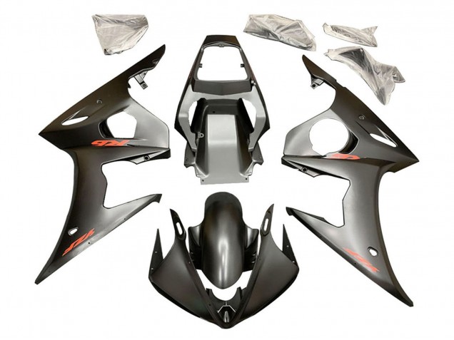 2005 Yamaha YZF 600 R6 Motorcycle Fairings - Matte Black Red Canada