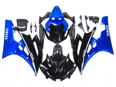 Wholesale 2006-2007 Yamaha YZF 600 R6 Motorcycle Fairings - Blue Glossy Black Canada