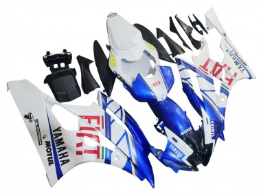Wholesale 2006-2007 Yamaha YZF 600 R6 Motorcycle Fairings - White Blue Red Fiat Motul Michelin Canada