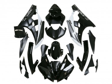 Wholesale 2006-2007 Yamaha YZF 600 R6 Motorcycle Fairings - Glossy Black Matte Black White Motul Michelin Canada