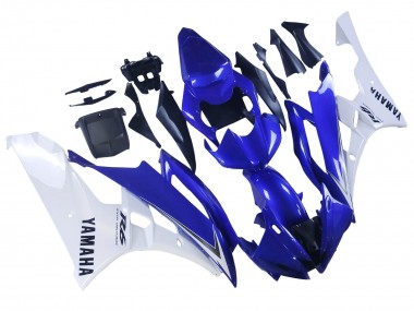Wholesale 2006-2007 Yamaha YZF 600 R6 Motorcycle Fairings - White Blue Black Canada