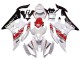 2006-2007 Yamaha YZF 600 R6 Motorcycle Fairings - White Red Black Motul Canada
