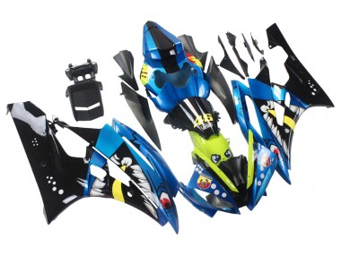 Wholesale 2006-2007 Yamaha YZF 600 R6 Motorcycle Fairings - Blue Neon Green Black Shark Canada