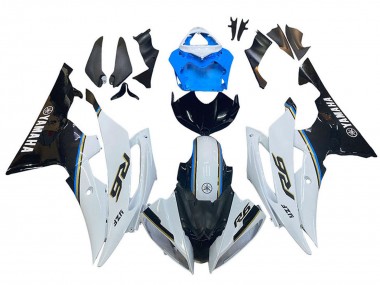 Wholesale 2008-2016 Yamaha YZF 600 R6 Motorcycle Fairing - White Blue Glossy Black Canada