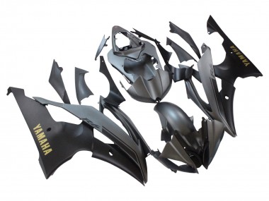 Wholesale 2008-2016 Yamaha YZF 600 R6 Motorcycle Fairings - Grey Matte Black Gold Decals Canada