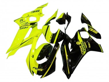 Wholesale 2017-2023 Yamaha YZF 600 R6 Motorcycle Fairings - Neon Yellow Glossy Black Split Canada