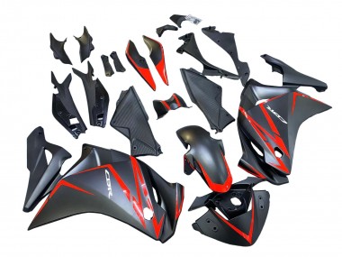 Wholesale 2011-2015 Honda CBR250RR Motorcycle Fairings - Matte Black Red Stripe Canada