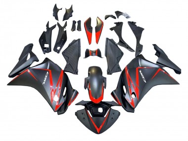 Wholesale 2011-2015 Honda CBR250RR Motorcycle Fairings - Matte Black Red Stripe Canada