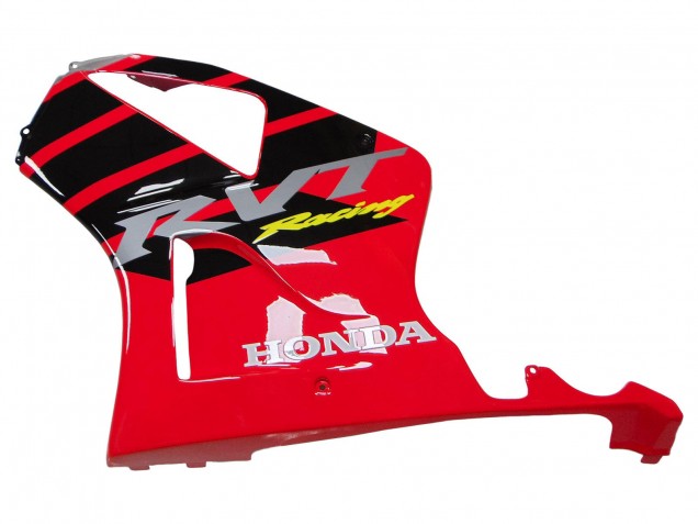 2000-2006 Honda VTR1000 Motorcycle Fairings - Silver Red Black Stripe Racing Canada