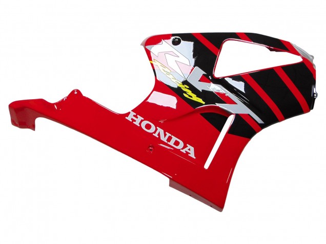 2000-2006 Honda VTR1000 Motorcycle Fairings - Silver Red Black Stripe Racing Canada
