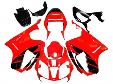 Wholesale 2000-2006 Honda VTR1000 Motorcycle Fairings - Red Glossy Black Stripe Canada