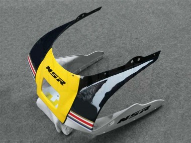 Wholesale 1988-1989 Honda NSR250R Motorcycle Fairings - White Yellow Gold Glossy Black Canada