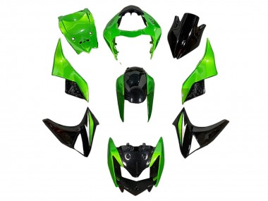 Wholesale 2003-2006 Kawasaki Z1000 Motorcycle Fairings - Green Glossy Black Canada