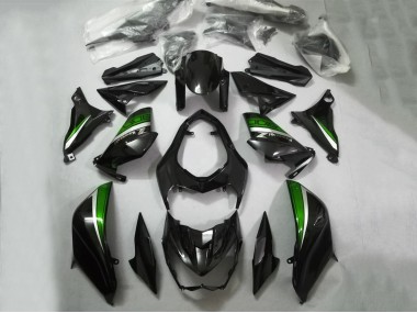 Wholesale 2013-2018 Kawasaki Z800 Motorcycle Fairings - Glossy Black Green Silver Canada