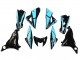 2013-2018 Kawasaki Z800 Motorcycle Fairings - Light Blue Glossy Black Canada