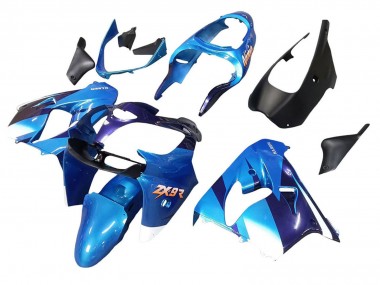 Wholesale 2000-2001 Kawasaki ZX9R Motorcycle Fairings - Blue Black Canada