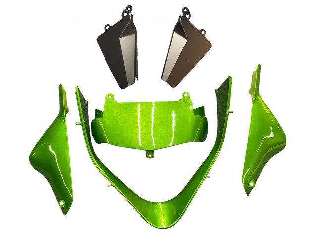 2000-2001 Kawasaki ZX9R Motorcycle Fairings - Green Flame Canada