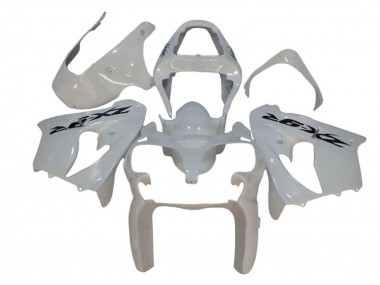 Wholesale 2002-2003 Kawasaki ZX9R Motorcycle Fairings - White Black Decal Canada