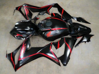 Wholesale 2019-2020 Honda CBR650R Motorcycle Fairings - Glossy Black Red Stripe Canada