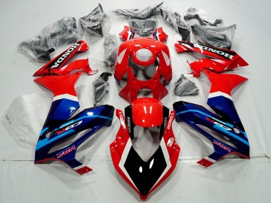 Wholesale 2019-2020 Honda CBR650R Motorcycle Fairings - Red White Blue Glossy Black HRC Canada