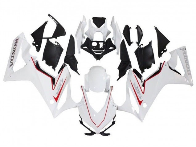 2019-2020 Honda CBR650R Motorcycle Fairings - White Red Black Canada