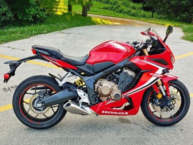 Wholesale 2019-2020 Honda CBR650R Motorcycle Fairings - Red White Black Stripe Canada