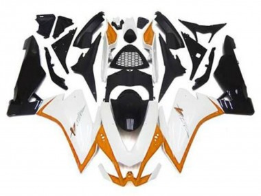 Wholesale 2009-2015 Aprilia RSV4 1000 Motorcycle Fairings - White Orange Black Canada