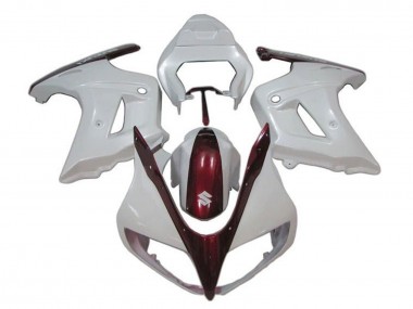Wholesale 2003-2013 Suzuki SV650 Motorcycle Fairings - White Candy Red Canada