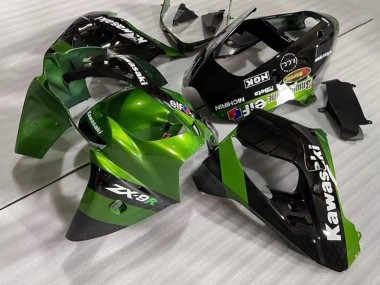 Wholesale 2002-2003 Kawasaki ZX9R Motorcycle Fairings - Green Black Elf Canada