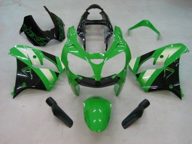 Wholesale 2002-2003 Kawasaki ZX9R Motorcycle Fairing - Green White Black Canada