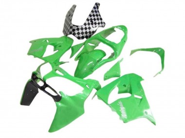 Wholesale 2002-2003 Kawasaki ZX9R Motorcycle Fairings - Green Black Checkered Canada